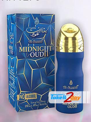 Al Nuaim Midnight Oudh Perfume Roll On For Man And Women 20 ML CPO Pack OF 3